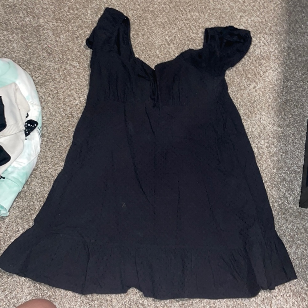Babydoll black dress from target